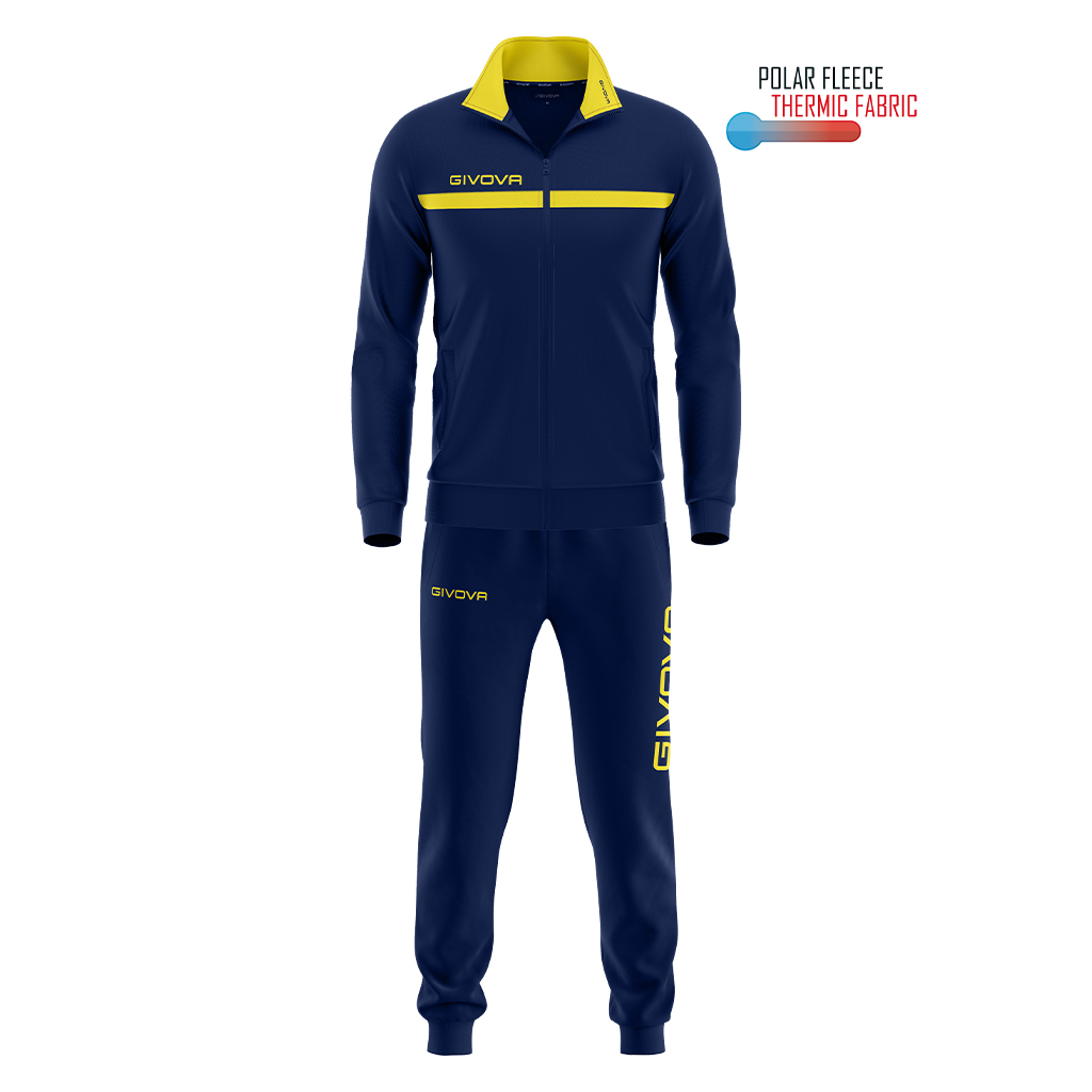 TUTA GIVOVA ONE BLU/GIALLO